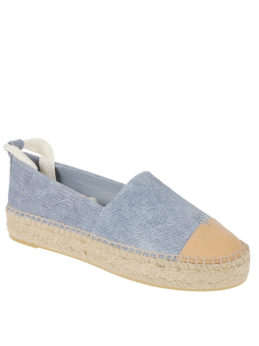 Tory Burch Ankle-Strap Flat Shoes With Jute Sole