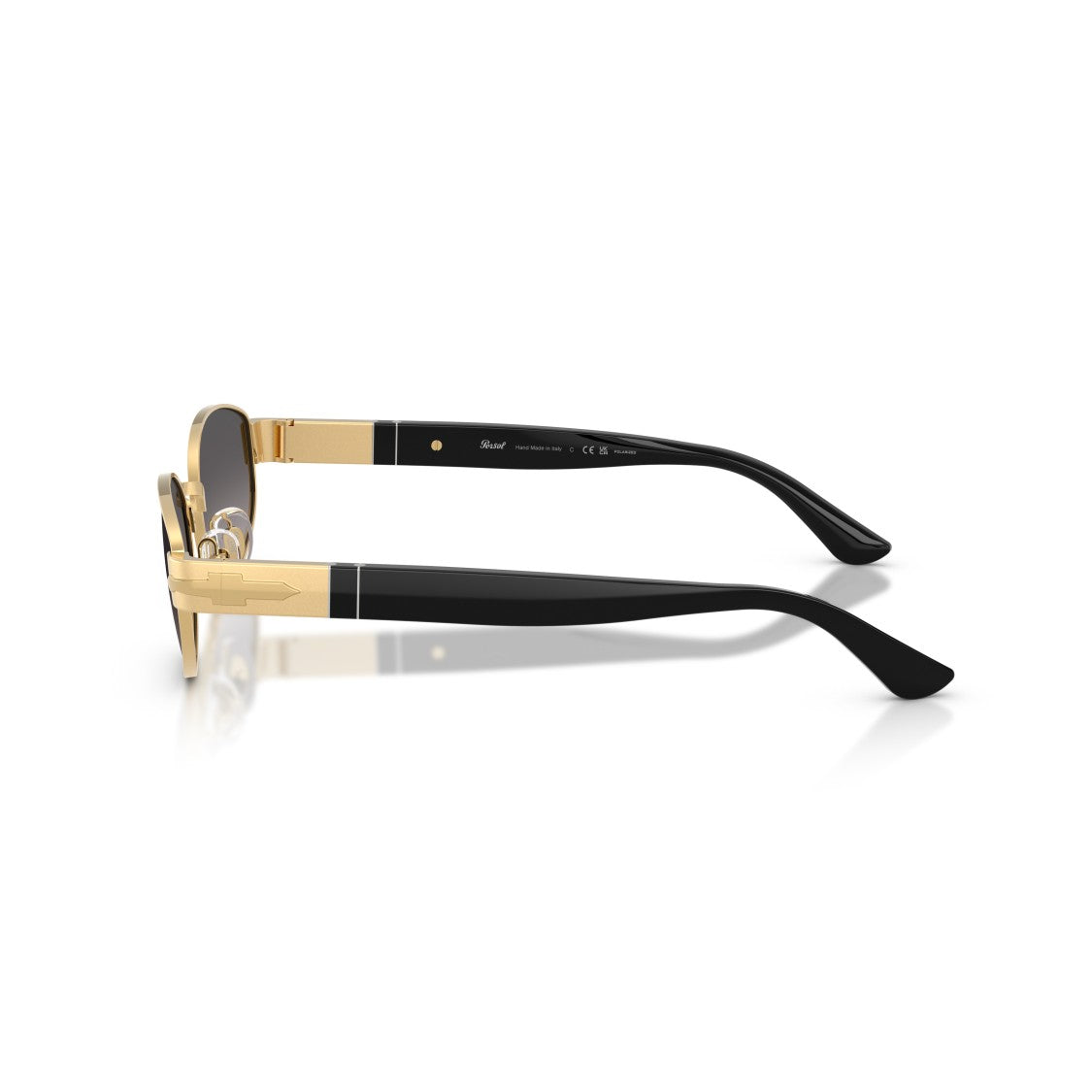 Persol Oval-Shaped Metal Frame Sunglasses With Gradient Lenses