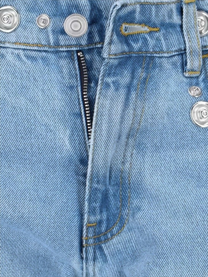 Coperni Light Blue Wide-Leg Denim Pants