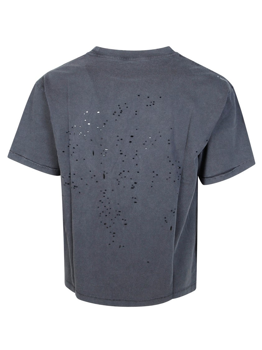 Satisfy Mothtech Distressed Graphic Cotton T-Shirt