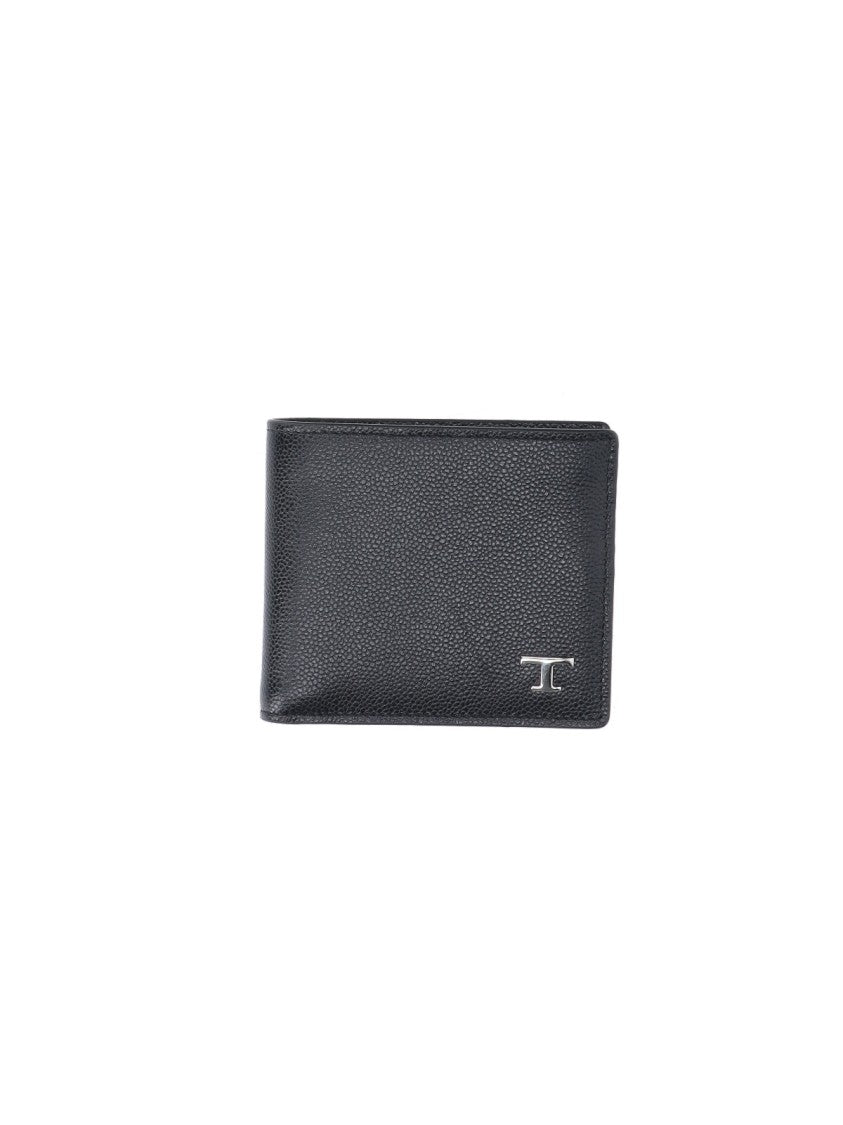Tod's Textured Calf Leather Bi-Fold Wallet