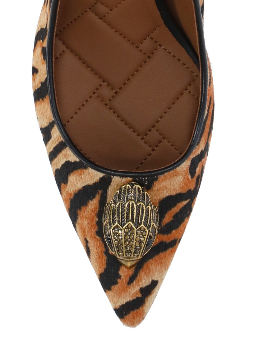 Kurt Geiger Tiger Pony Hair Rhinestone Pumps