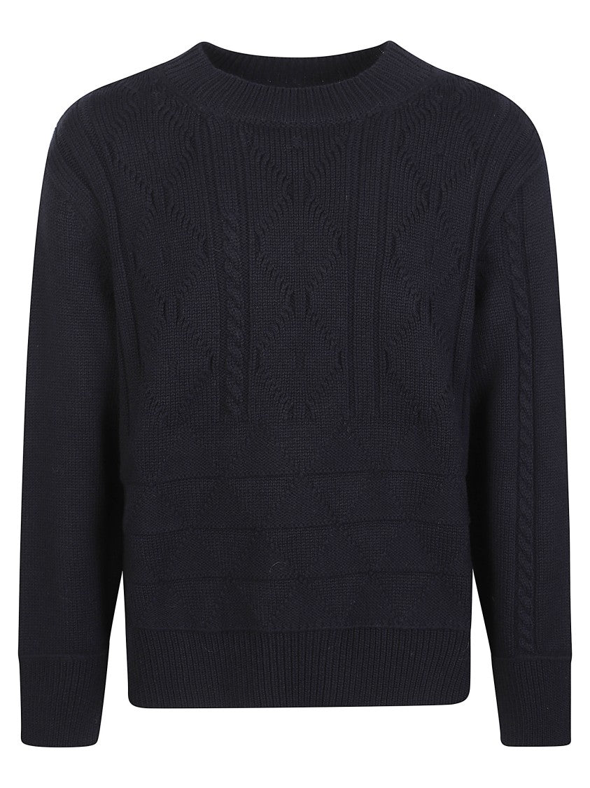 Namacheko Osterly Leather Elbow Patch Sweater