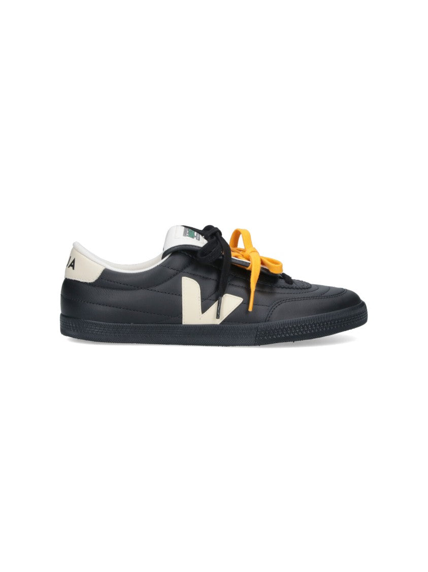Veja Black Panenka Leather Low-Top Sneakers