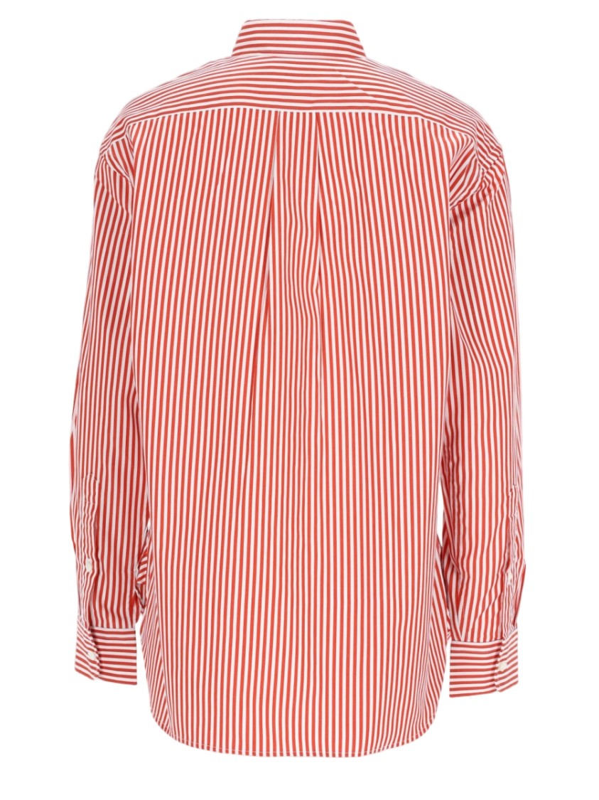 Polo Ralph Lauren Vertical Stripe Cotton Button-Up Shirt