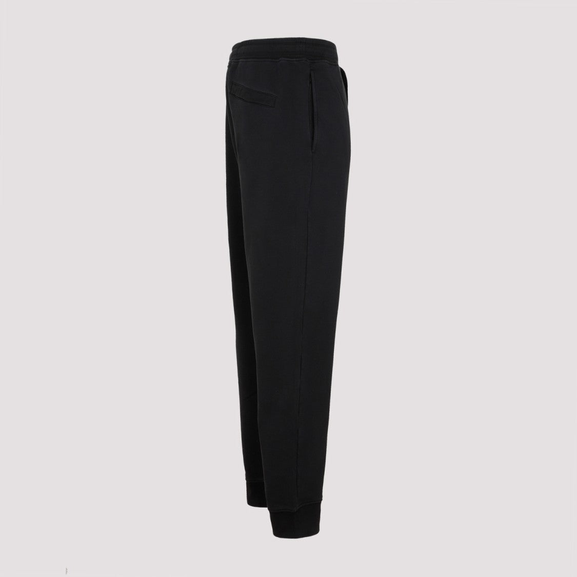 Stone Island Relaxed Fit Black Cotton Sweatpants