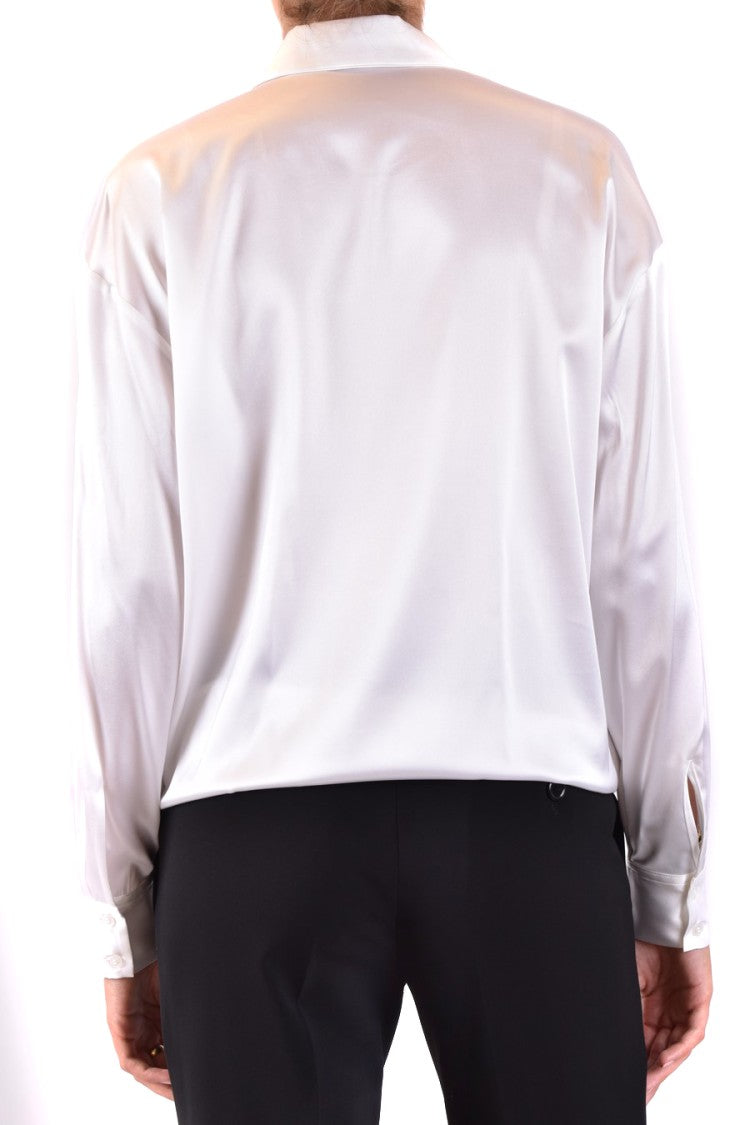 Pinko Silk Blend Shirt With Tied Knot
