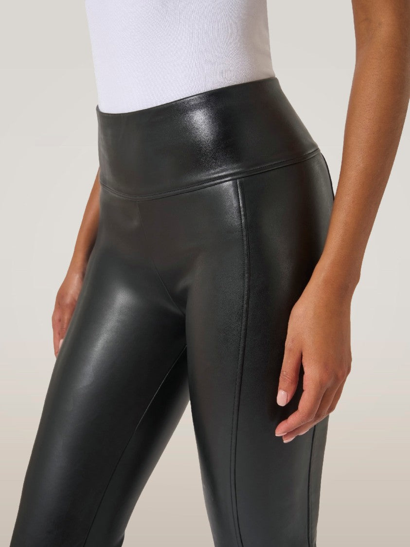 Wolford Form-Fitting Trousers With Glossy Finish And High Waistband