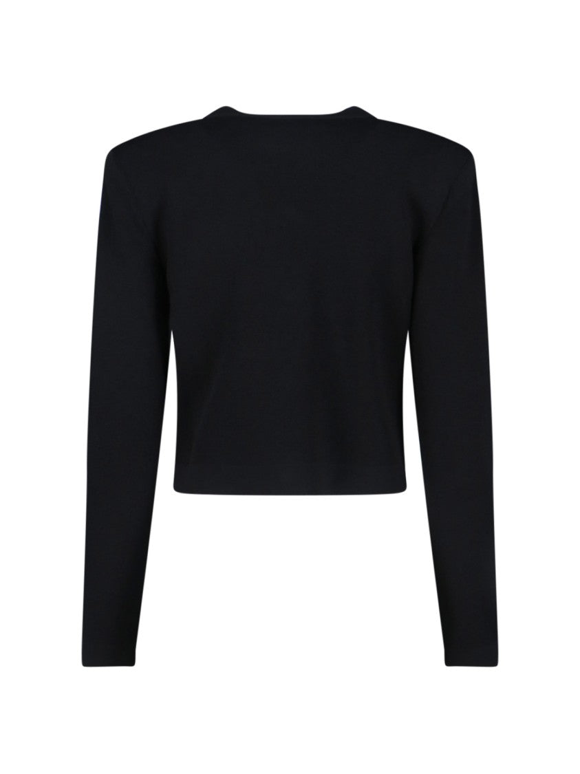 Balmain Crop Cardigan – Black