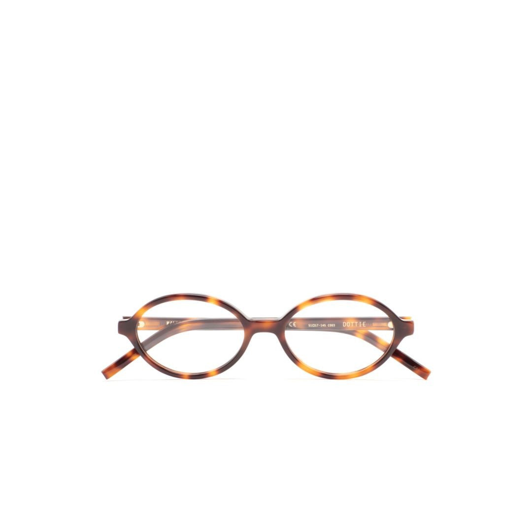 Kaleos Dottie Oval Tortoiseshell Glasses With Timeless Design