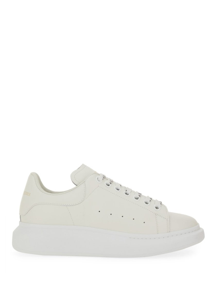 Alexander Mcqueen Oversize Exaggerated Sole Leather Sneakers