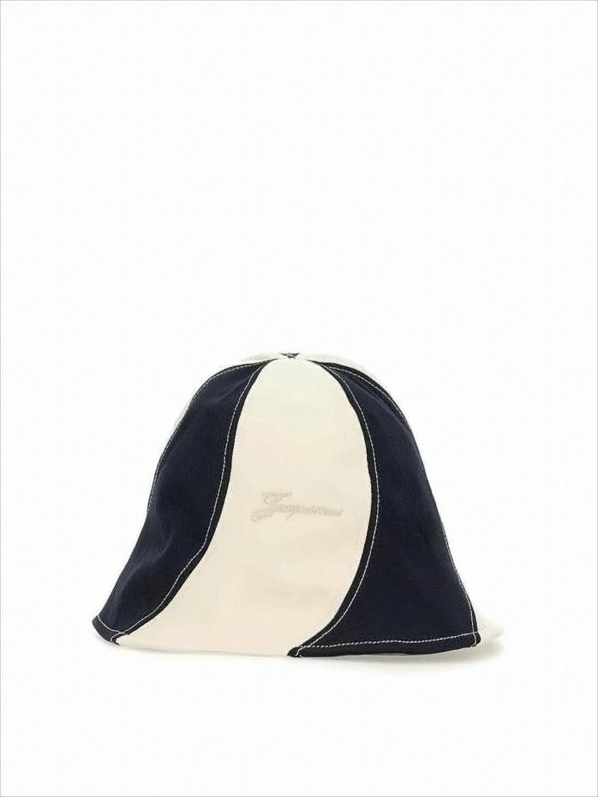 Jacquemus Wavy Panel Cotton Bucket Hat