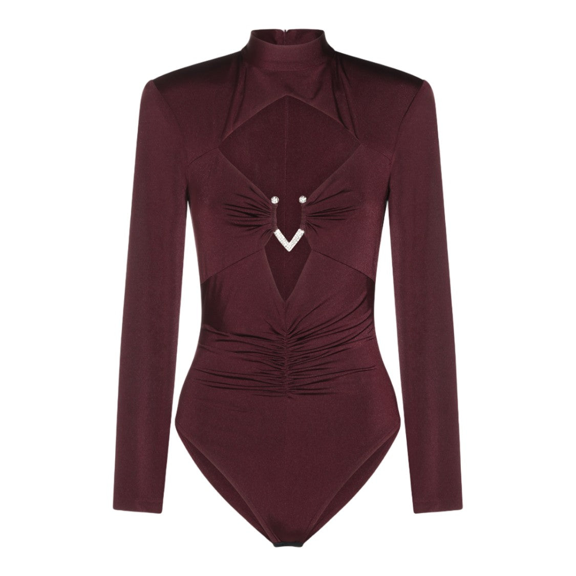 Nissa Cut-Out Embellished Front Fitted Dress