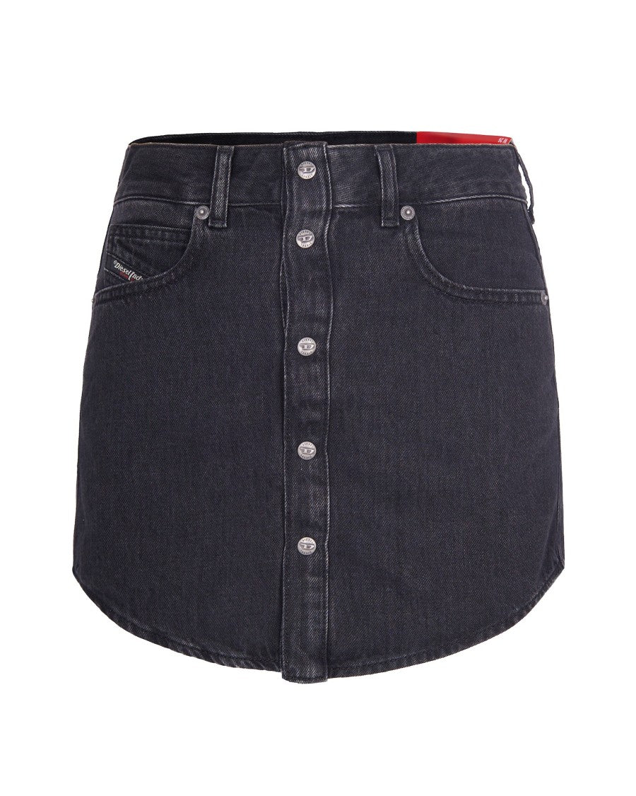 Diesel De-Ard Black Skirt