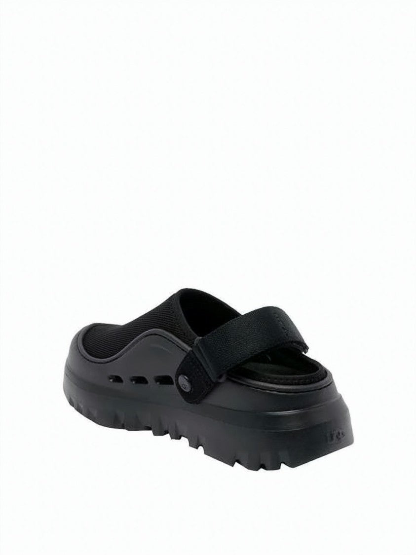 Ugg Mesh And Rubber Sandals With Adjustable Heel Strap