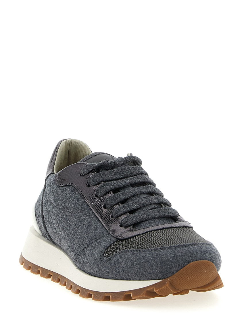 Brunello Cucinelli Runners Precious Toe' Sneakers