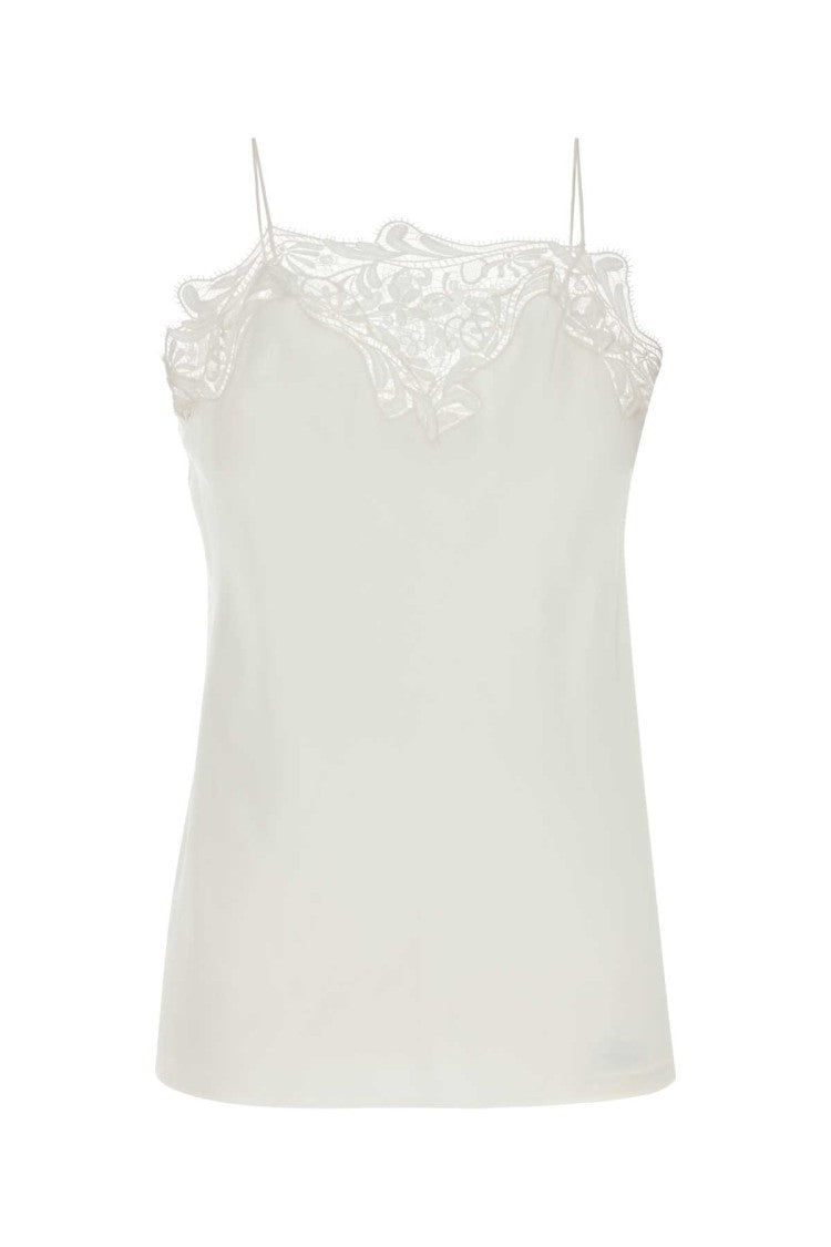 Salvatore Ferragamo White Crepe Top