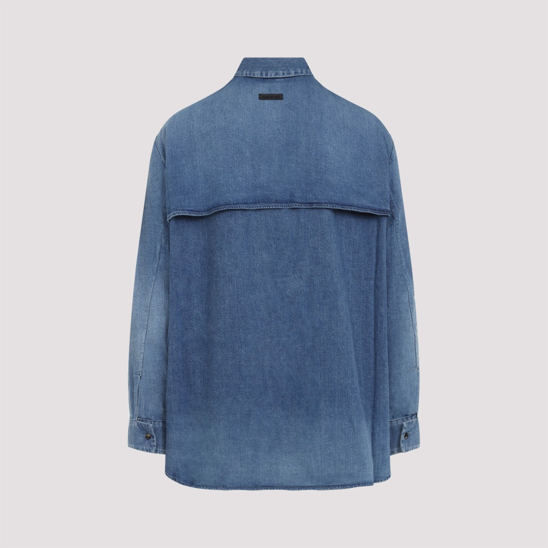 Fear Of God Blue Cotton Denim Shirt