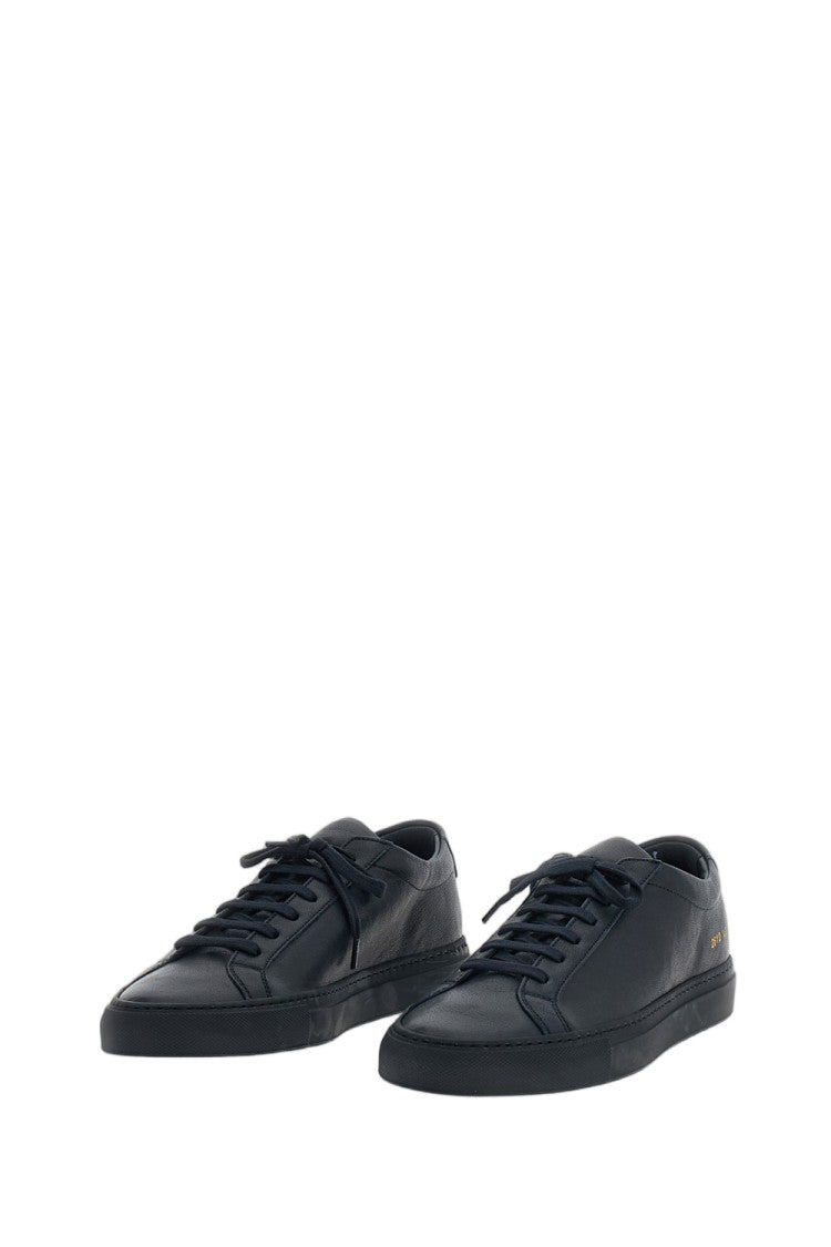 Common Projects Blue Achille Leather Low-Top Sneakers