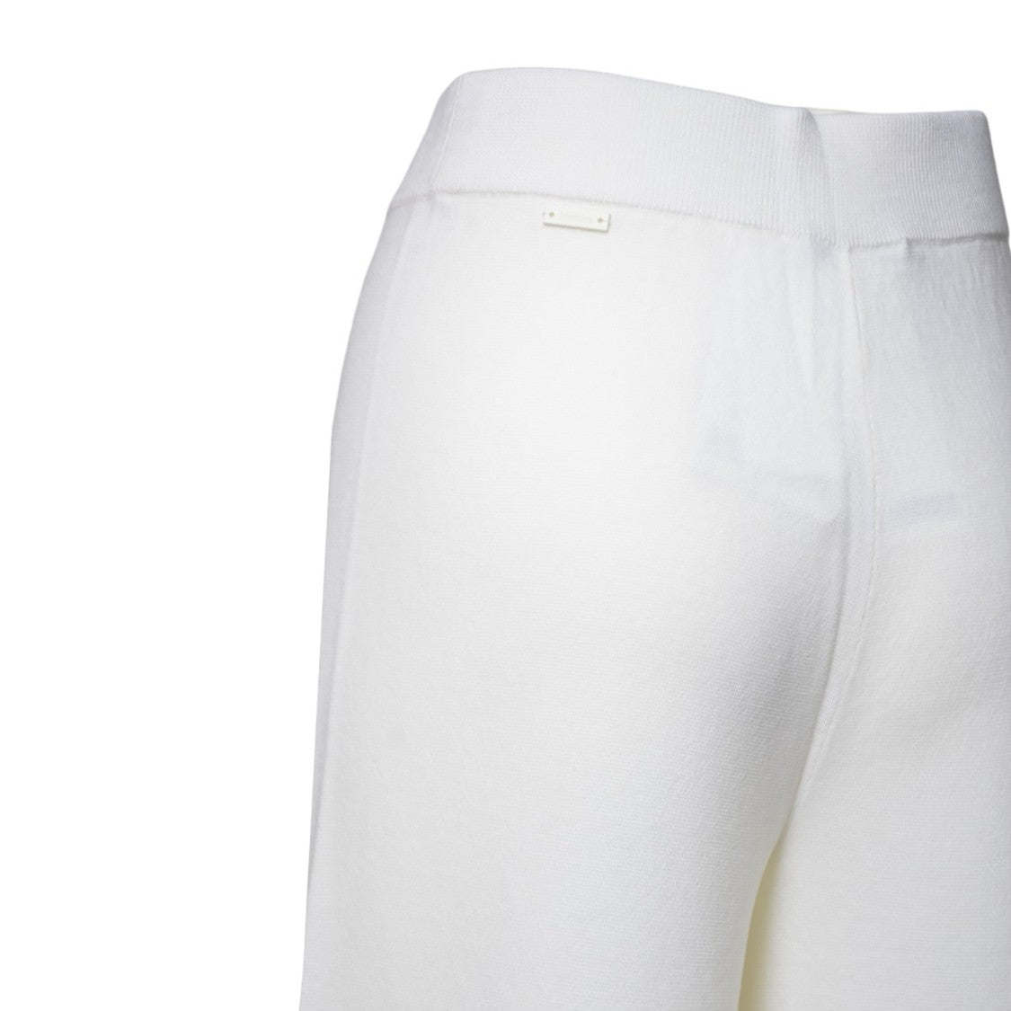 Max Mara High-Waisted Wide-Leg Pants With Drawstring Waist In Soft Virgin Wool