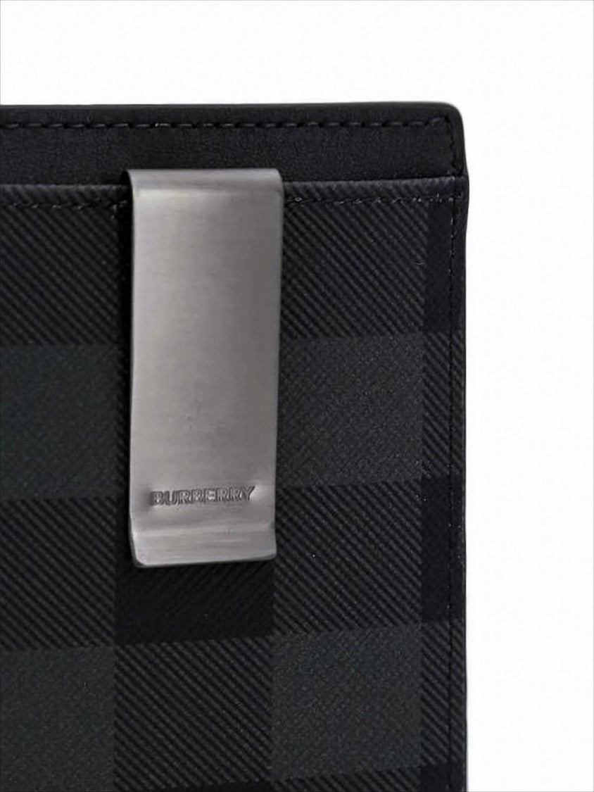 Burberry Checkered Card Wallet