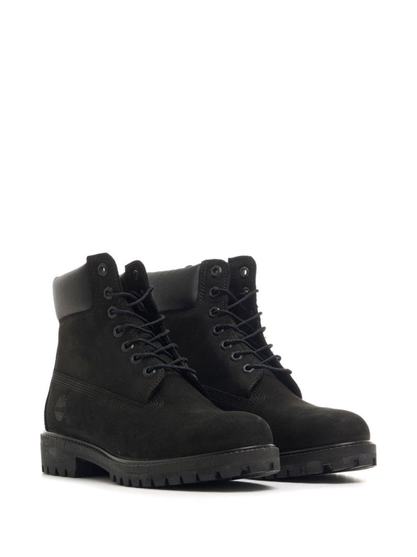 Timberland Laced Ankle Boot With Logo