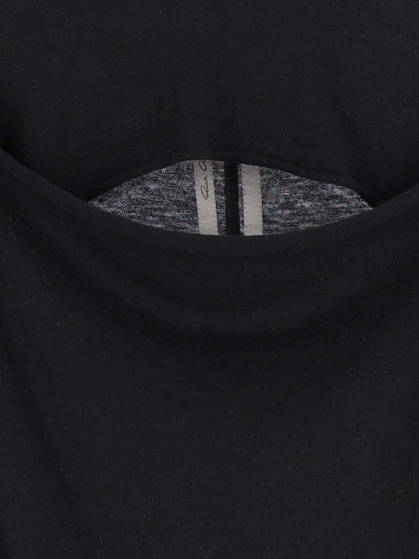 Rick Owens Cut-Out Long Sleeve Shirt – Black