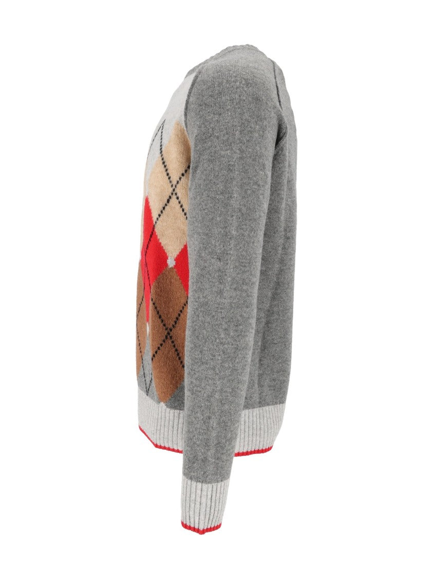 Ballantyne Argyle Wool-Blend Knit Sweater