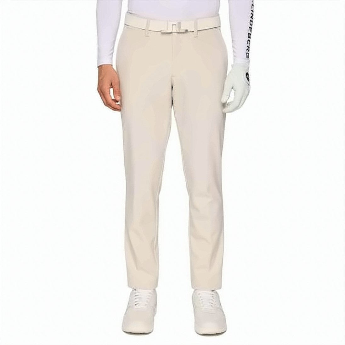 J Lindeberg Straight-Fit Tailored Pants With Minimalist Design