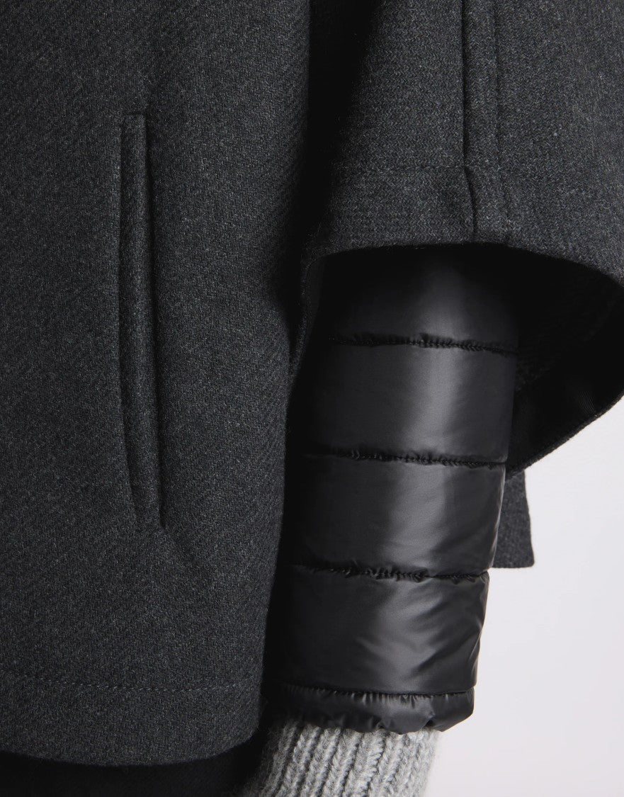 Fay Double-Face Wool Cape