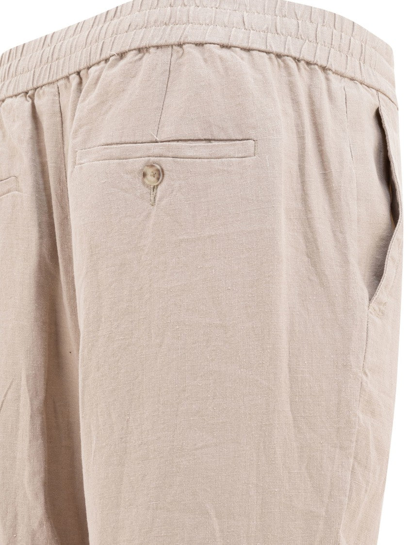 Vince Beige Hemp Trousers