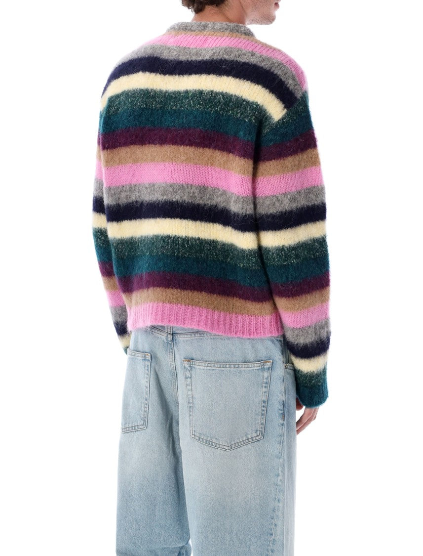 Erl Striped Creneck Sweater