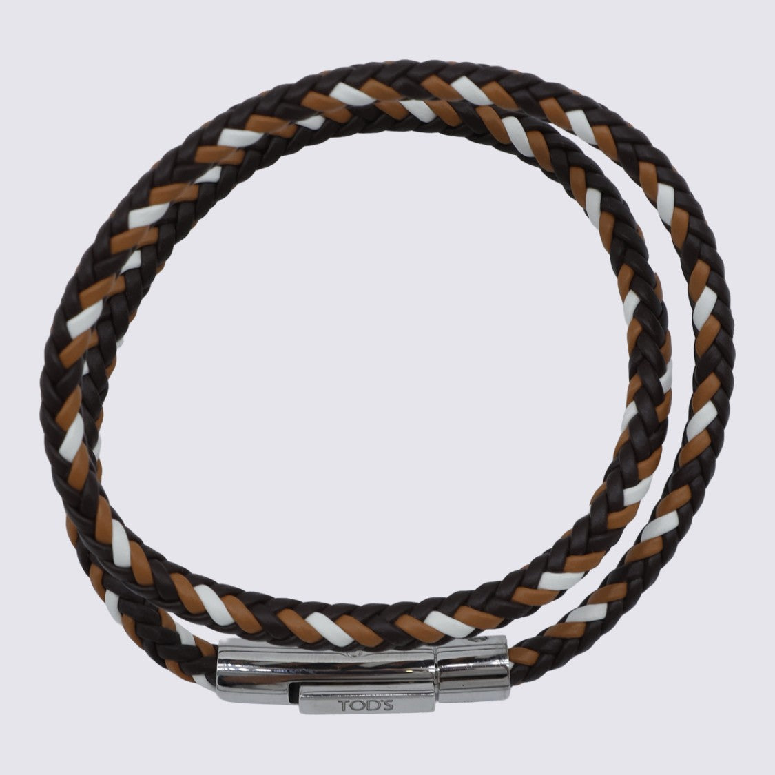 Tod's Braided Bracelet With Intertwined Earthy Strands