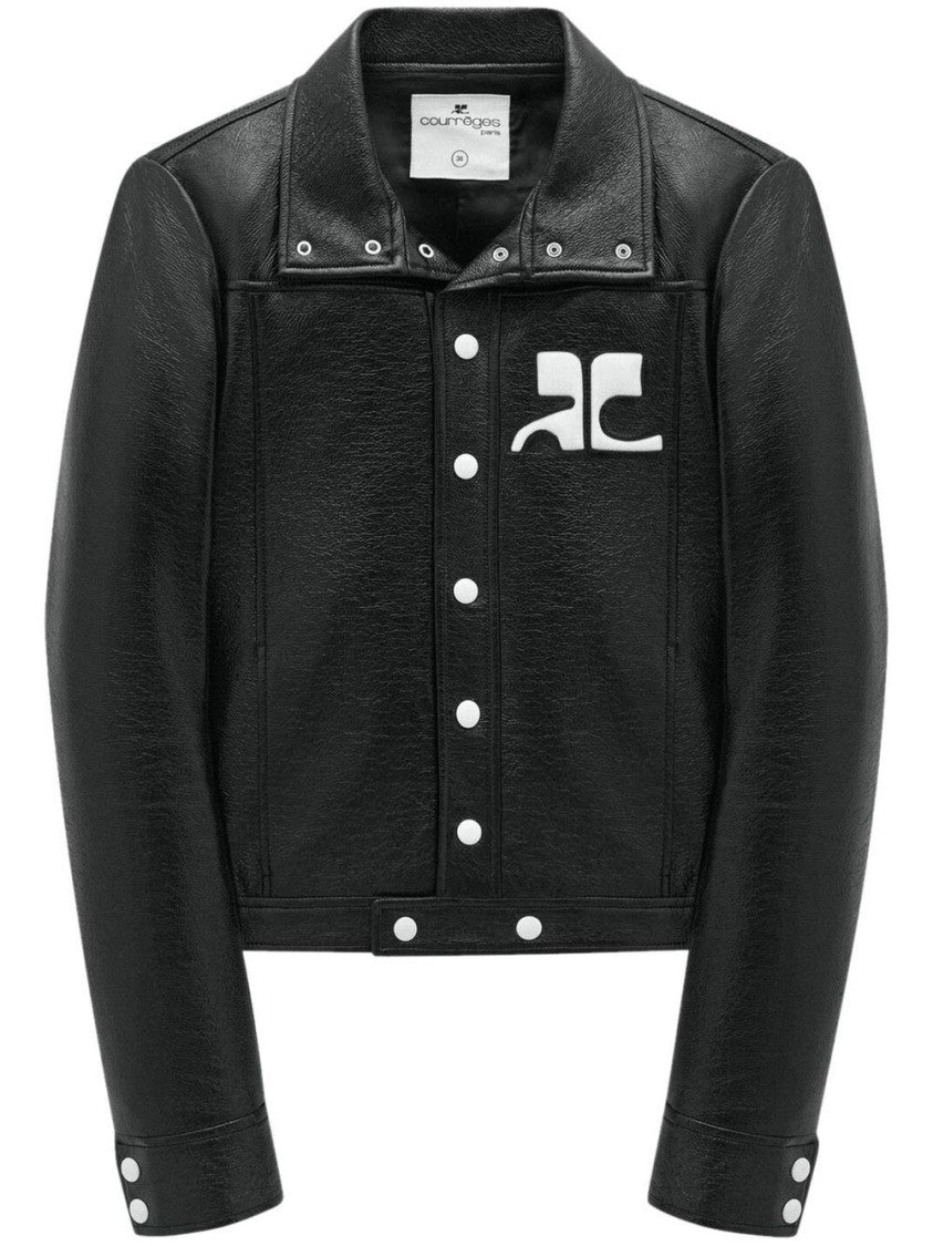 Courrèges Cropped Jacket With Structured Silhouette
