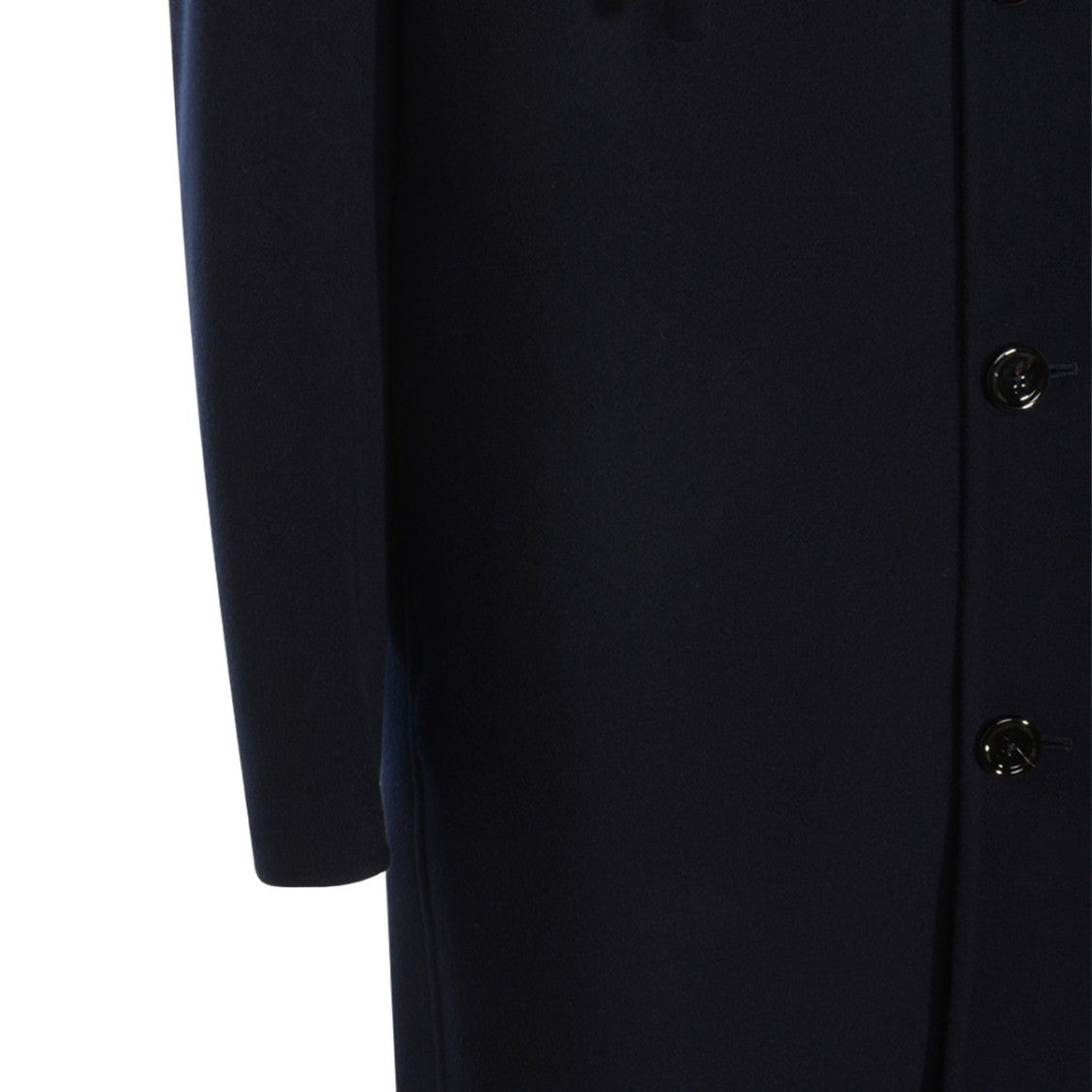 Lardini Hooded Coat With Button-Up Front