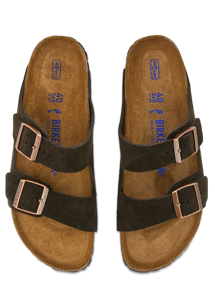 Birkenstock Arizona Leather Buckle Backless Sandals