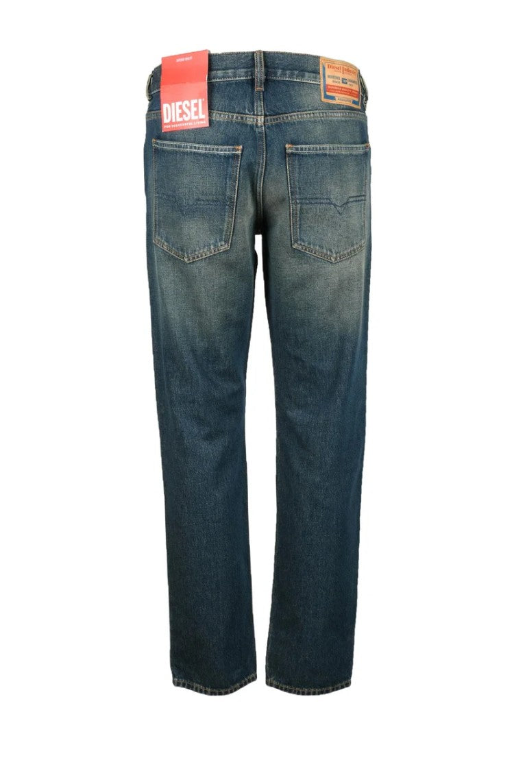 Diesel Colored Cotton Rigid Jeans