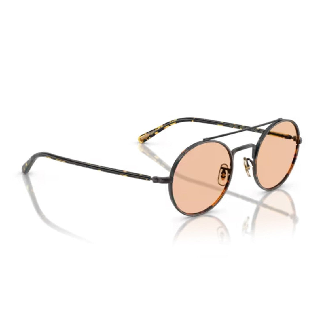 Oliver Peoples Matte Black Etlin Ov1355t Titanium Phantos Sunglasses