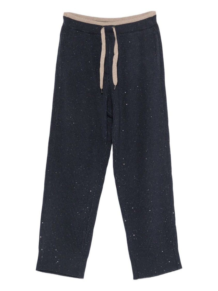 Brunello Cucinelli Straight-Leg Tailored Trousers With Clean Minimalist Design