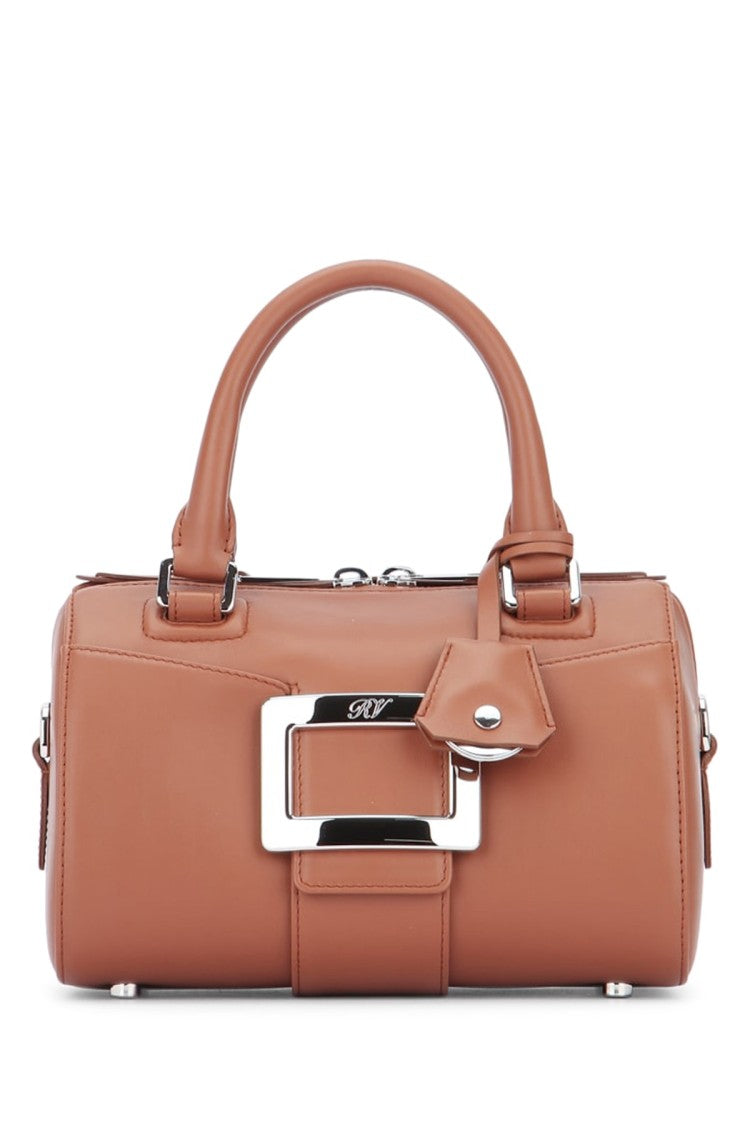 Roger Vivier Mini Bowling Bag With Prominent Buckle And Versatile Design