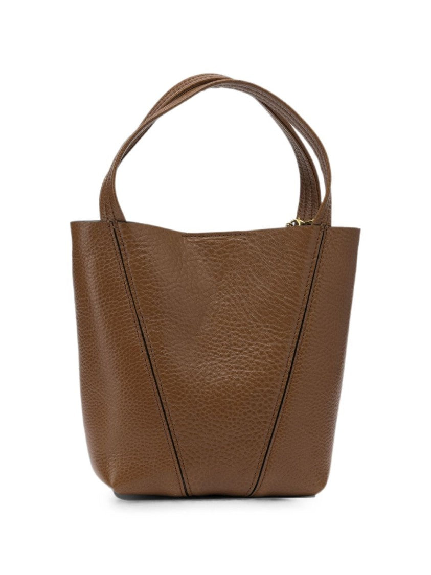 Chloé Structured Pebbled Leather Tote Bag