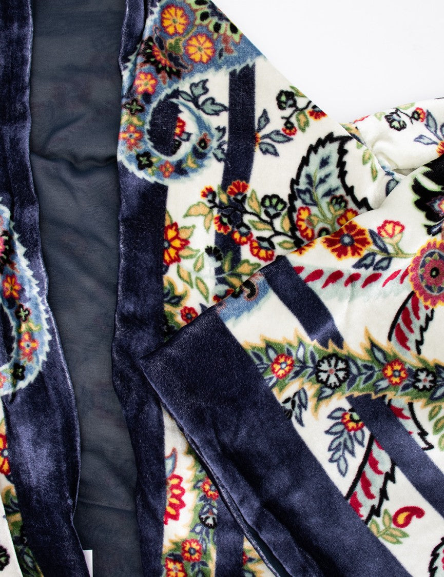 Etro Paisley Patterned Open Front Jacket