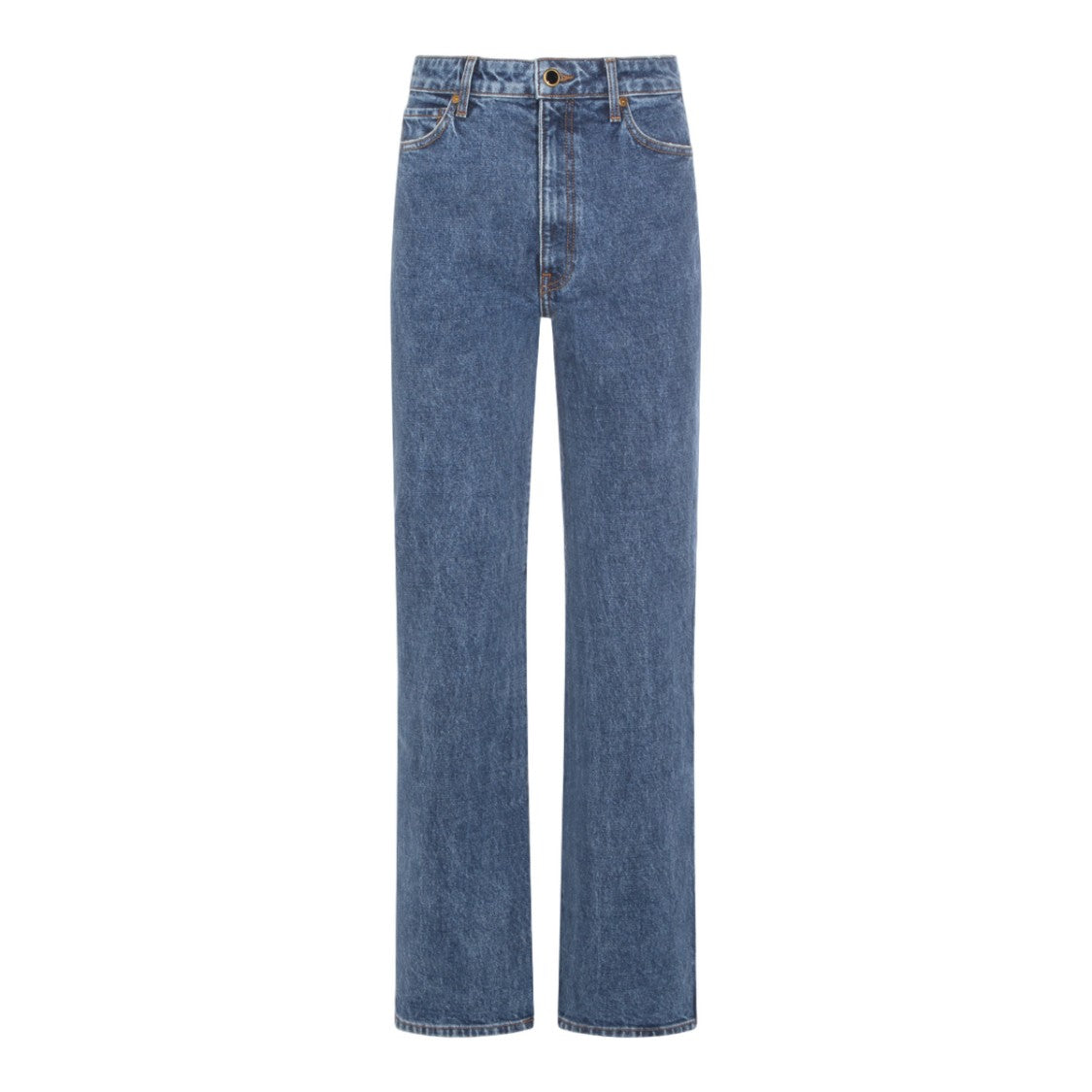 Khaite Straight-Leg Denim Jeans With Classic Five-Pocket Design