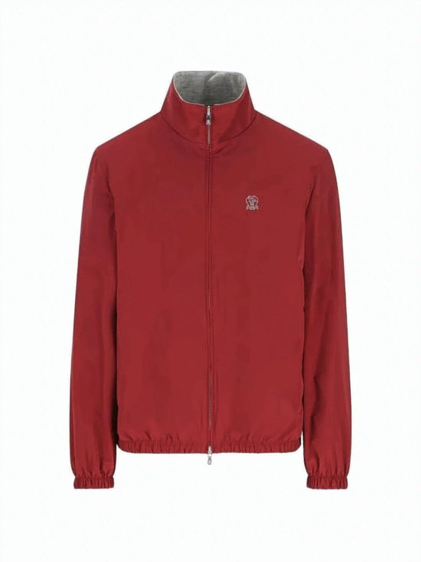 Brunello Cucinelli Reversible Nylon Bomber Jacket