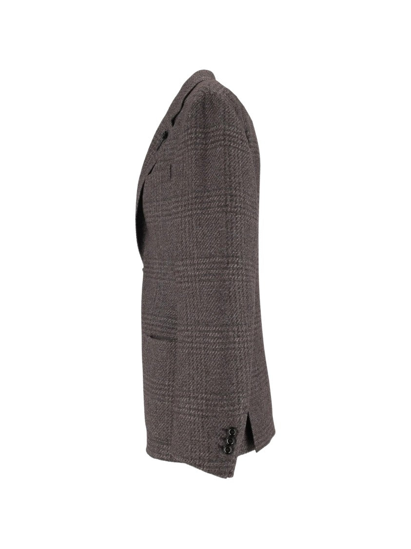 Lardini Roma Prince Of Wales Check Blazer