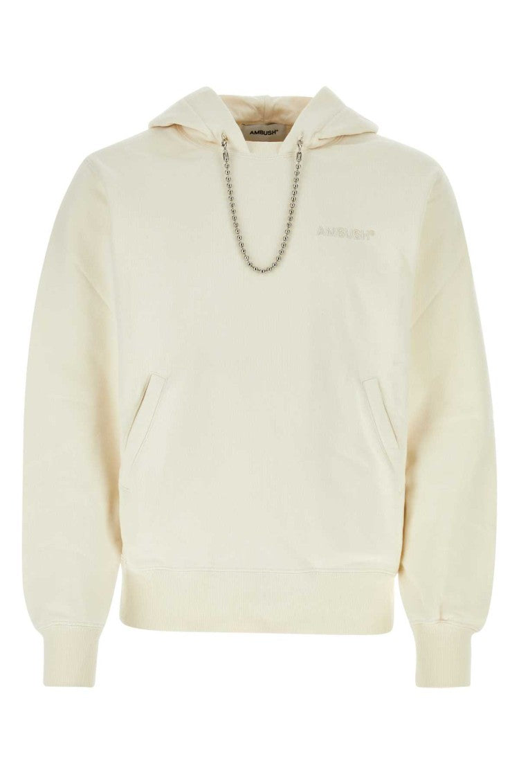 Ambush Ivory Cotton Sweatshirt