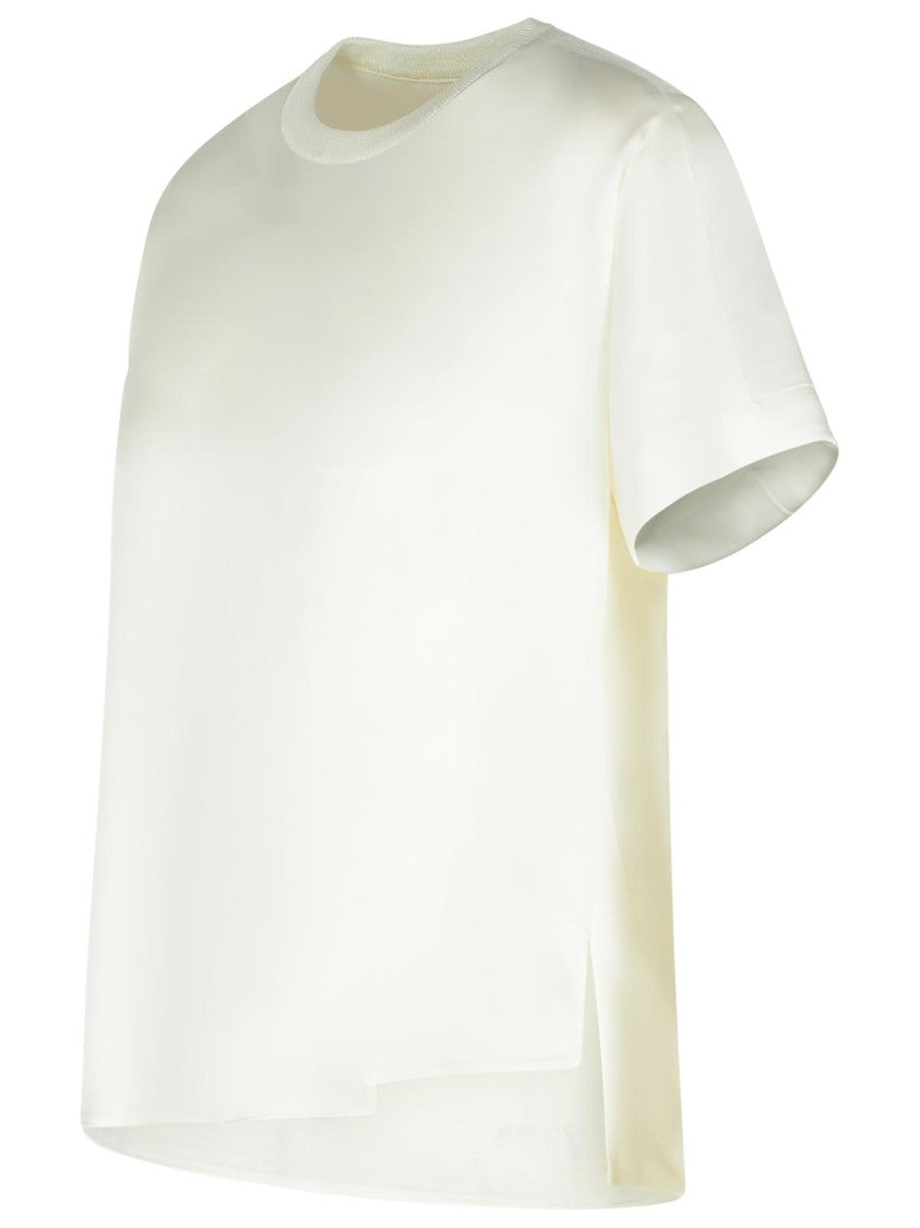 Simkhai 'Addy' White Acetate Blend T-Shirt