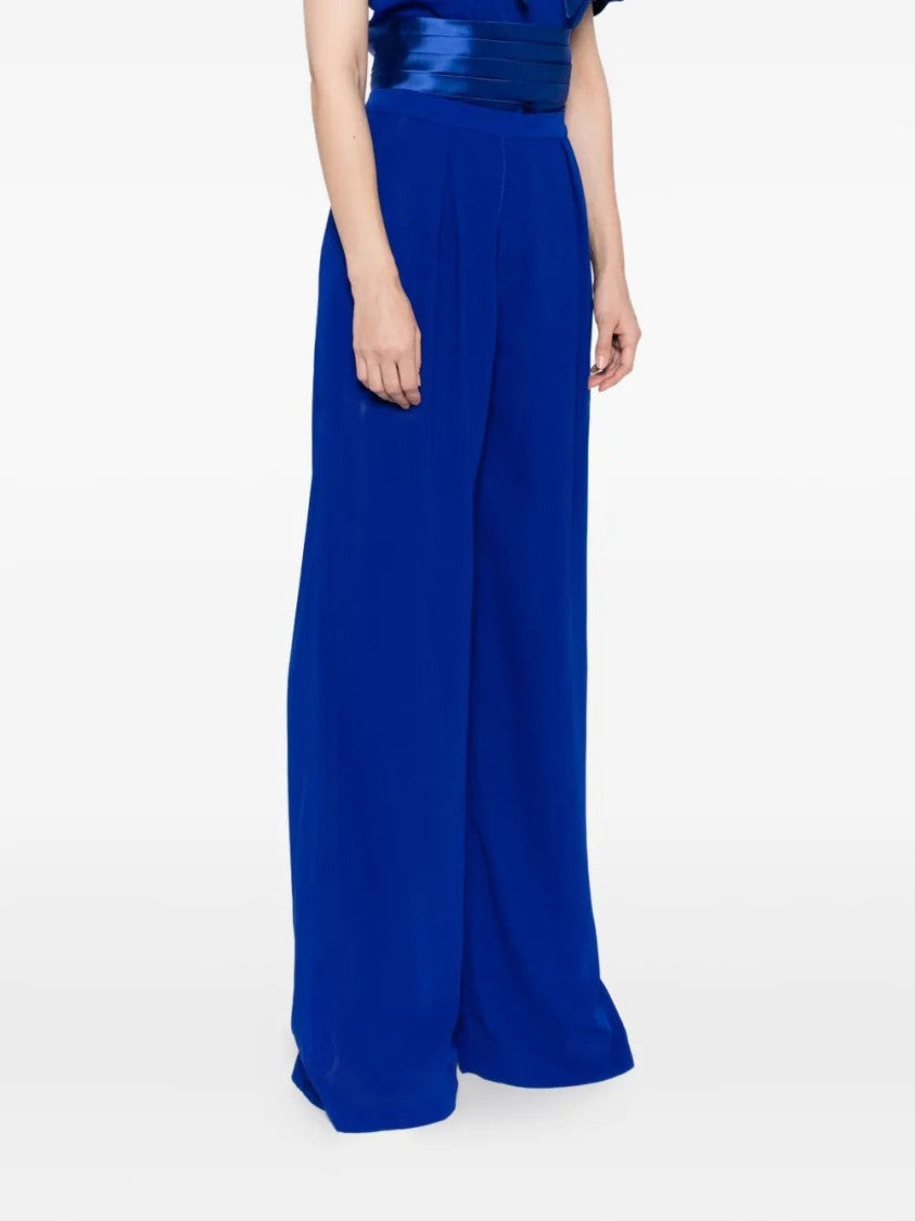 Saiid Kobeisy Straight-Cut Tailored Pants With High Waist Design