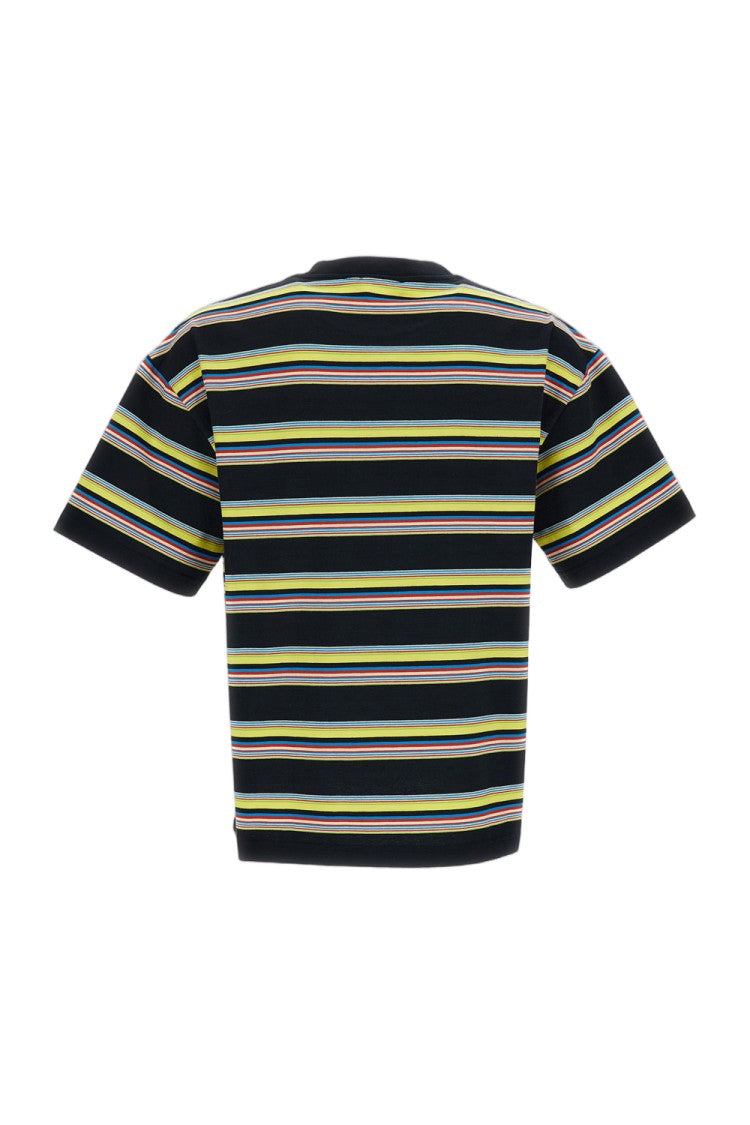 Marni Multicolor Striped Cotton T-Shirt