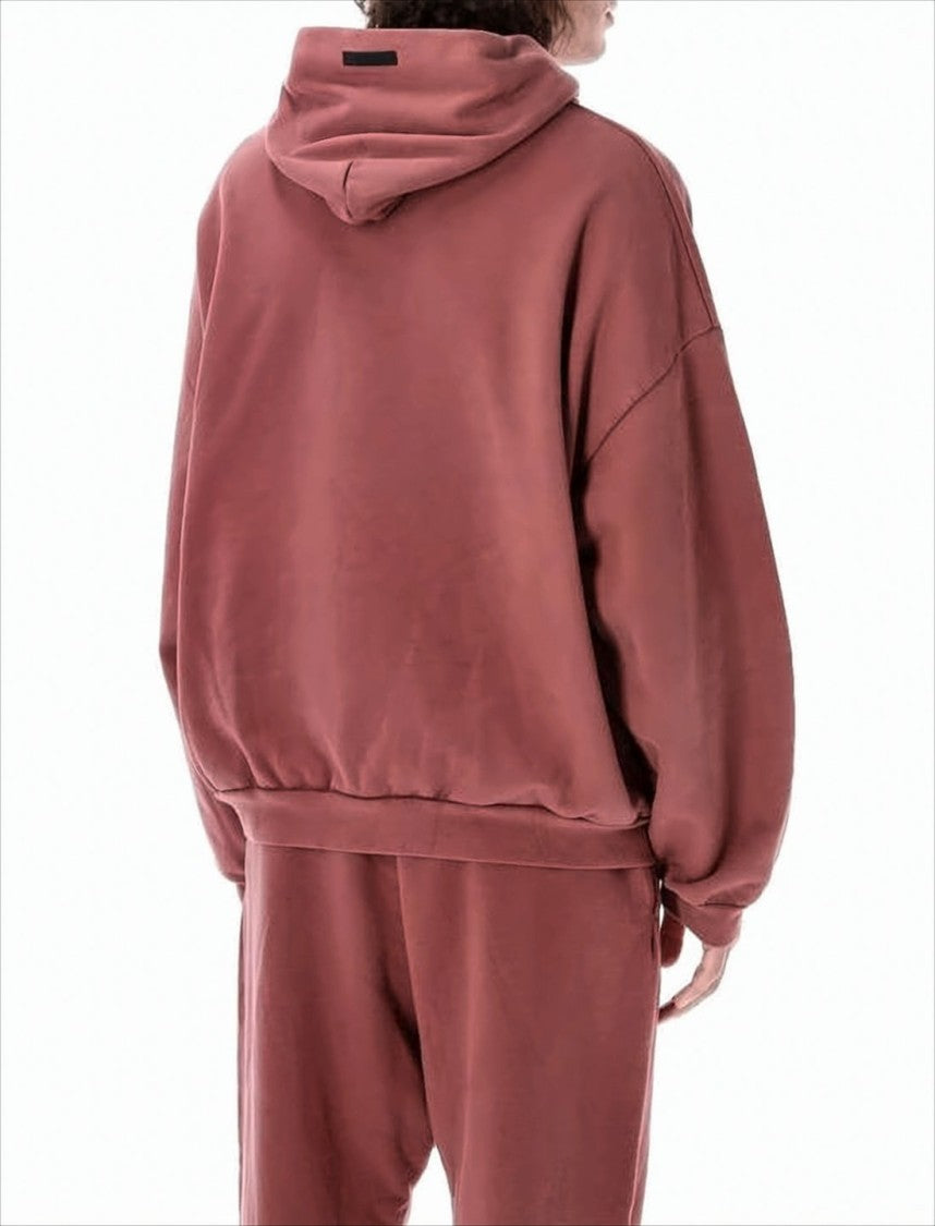 Fear Of God Relaxed Fit Cotton Hoodie With Bold Text